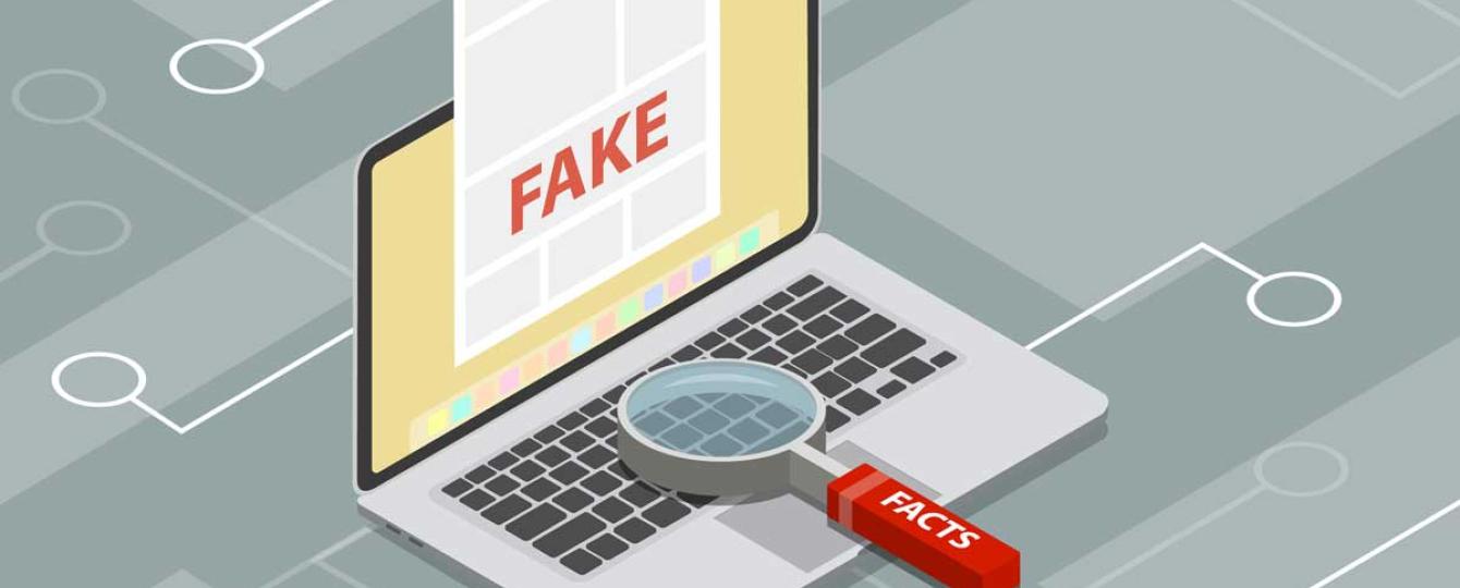 Illustratie fake news