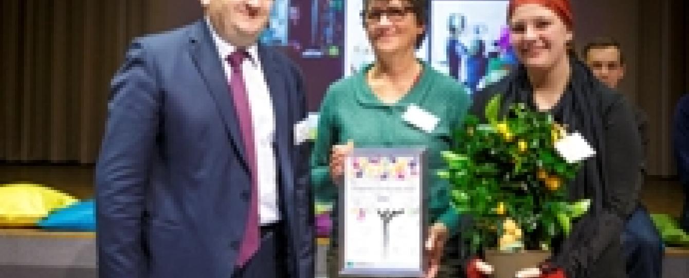 Foto van uitreiking