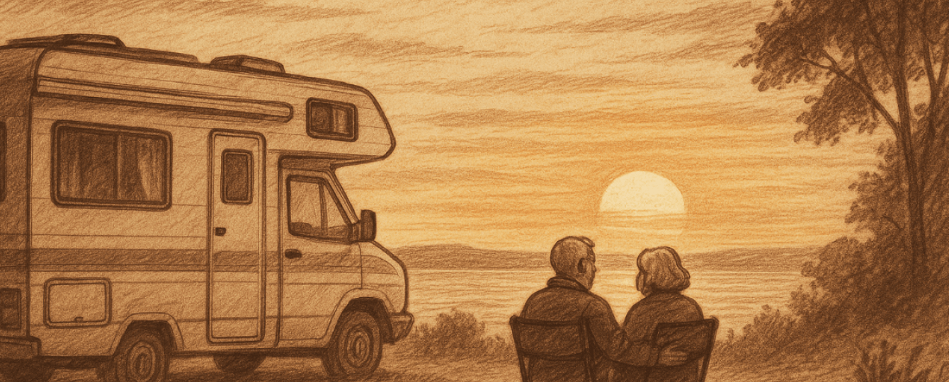 Illustratie van camper 