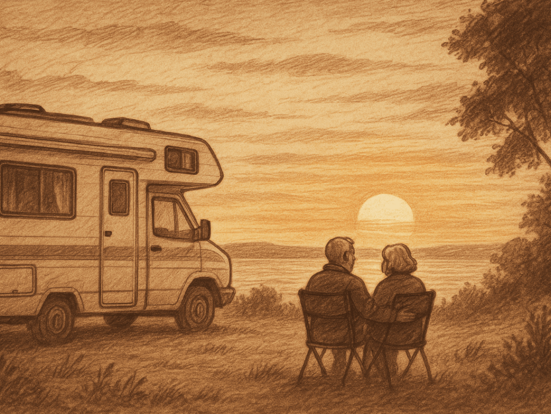 Illustratie van camper