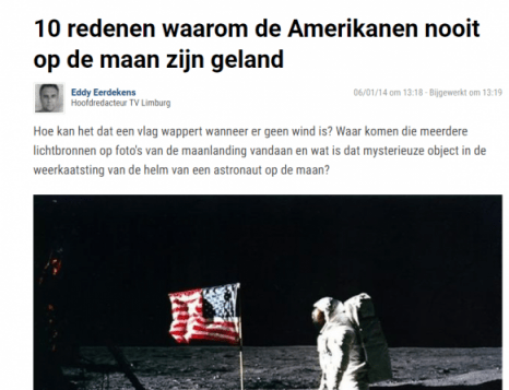 Voorbeeld van complottheorie