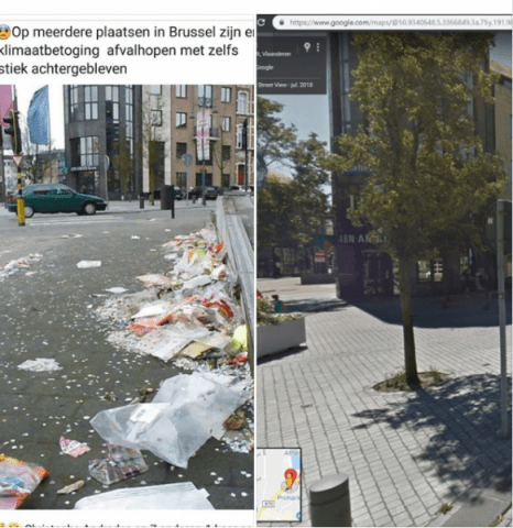 Voorbeeld van framing