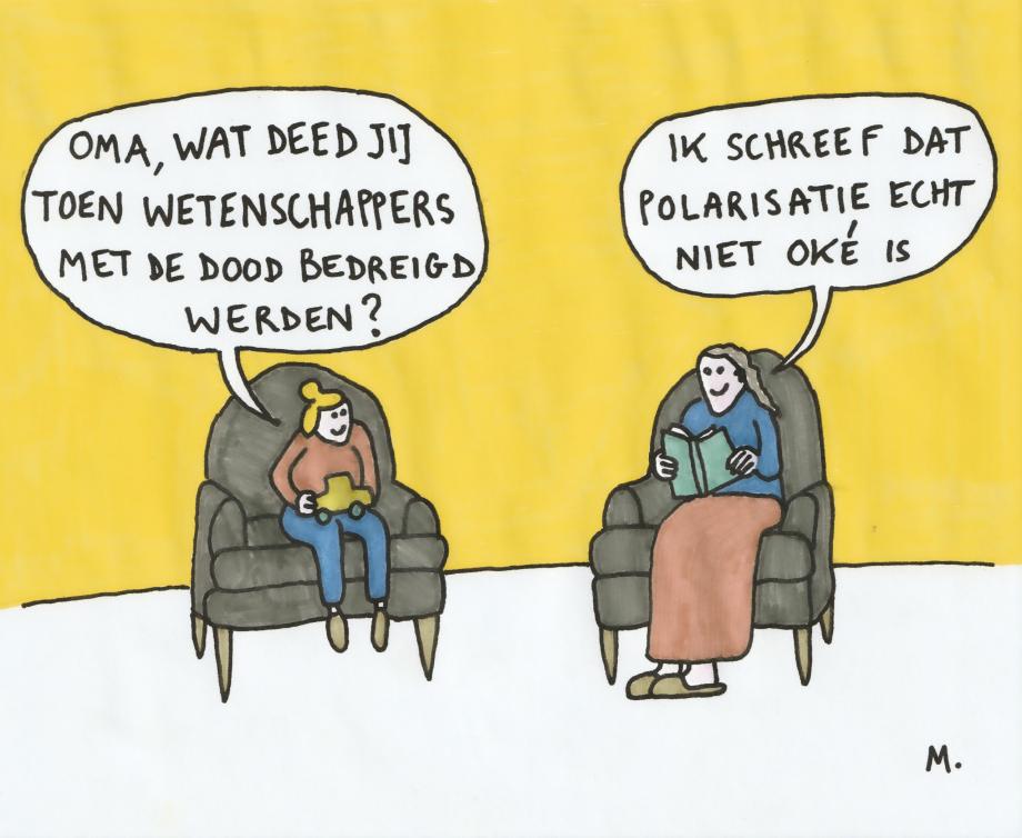 Voorbeeld van satire